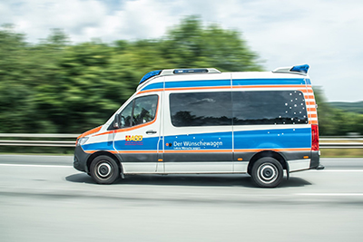 HWX-Kongress, ICW-Süd-Wundkongress, Hygienekongress, Institut Schwarzkopf – Foto Wünschewagen ASB